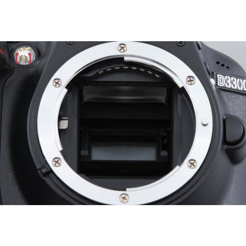 【中古】Nikon ニコン D3300 18-55 VR II レンズキット ブラック シャッター回数僅少_7
