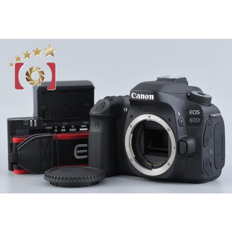 【中古】Canon キヤノン EOS 80D ダブルズームキット シャッター回数僅少 キヤノン（Canon） 【中古】Canon EOS 80D デジタル一眼レフカメラ