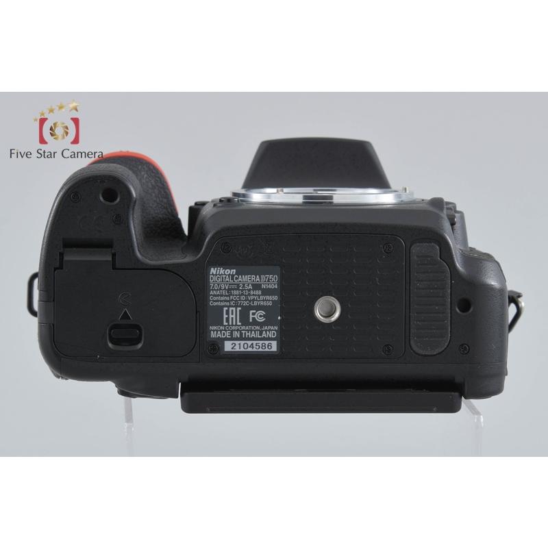 ニコン（Nikon） 【中古】Nikon D750 デジタル一眼レフカメラ
