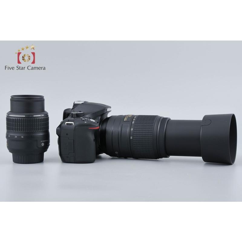 【中古】Nikon ニコン D5200 ダブルズームキット ブラック_5