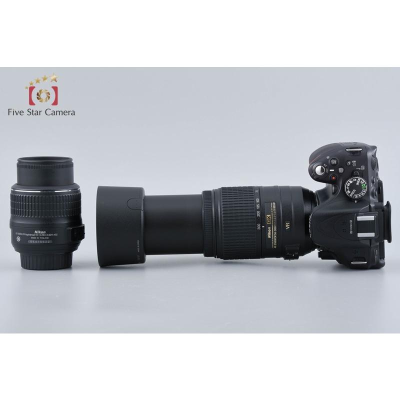 【中古】Nikon ニコン D5200 ダブルズームキット ブラック_6