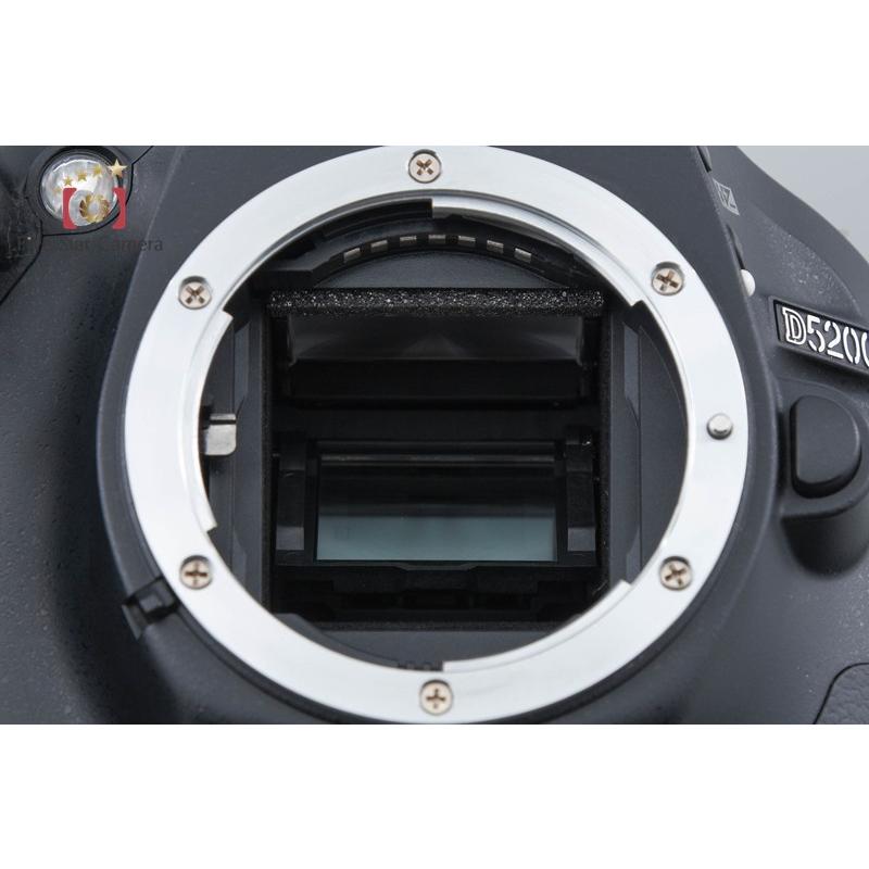 【中古】Nikon ニコン D5200 ダブルズームキット ブラック_8