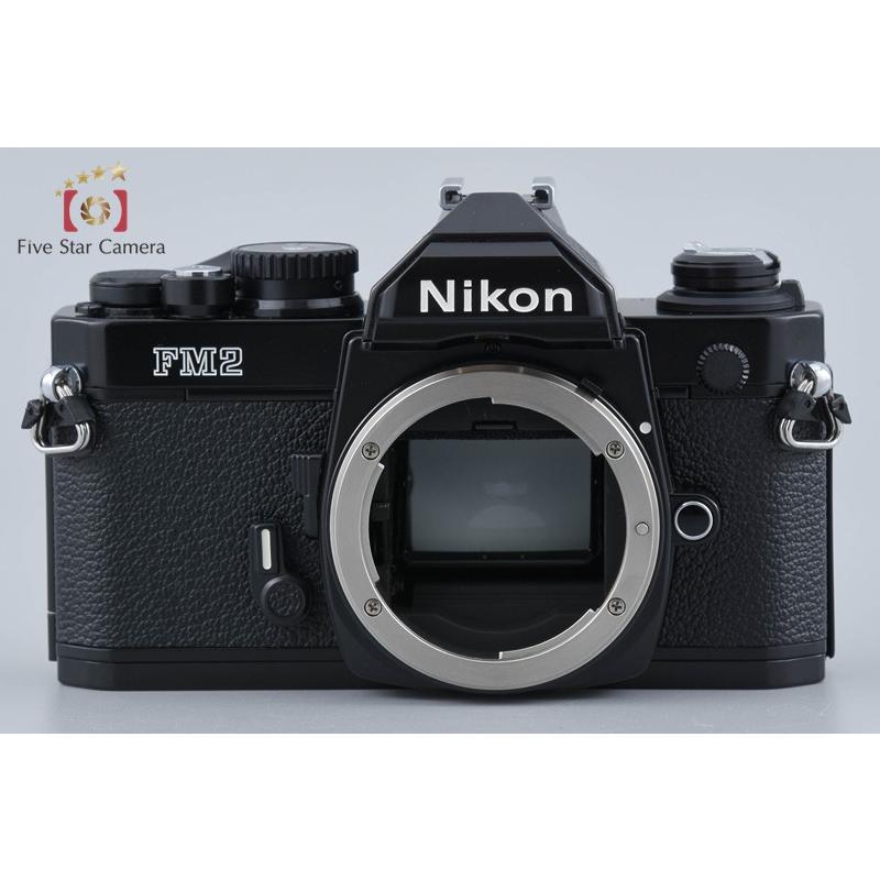 Nikon New FM2 後期 ブラック BODY 一眼レフカメラ ニコン（Nikon） 【中古】Nikon ニュー FM2 後期 ブラック フィルム