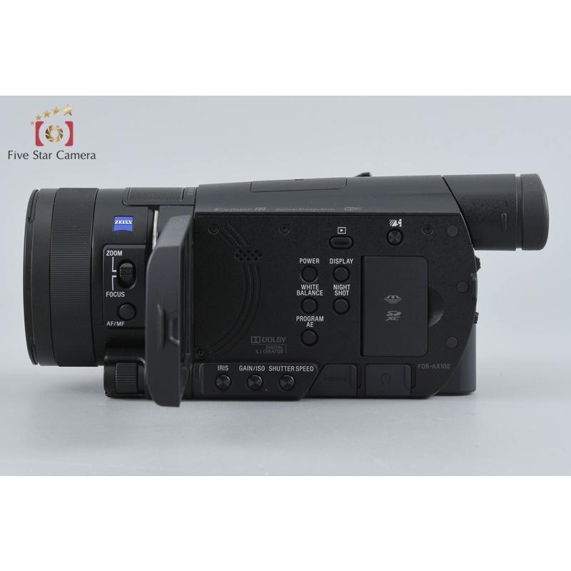 SONY（ソニー） 【中古】SONY HANDYCAM FDR-AX100 ビデオカメラ : 中古