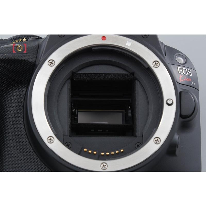中古】Canon キヤノン EOS Kiss X7 ダブルズームキット ブラック