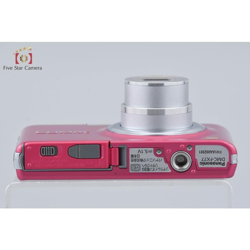 【Bamiki】Panasonic LUMIX FX77 ピンク　中古品 Panasonic（パナソニック） 【中古】Panasonic LUMIX DMC-FX77