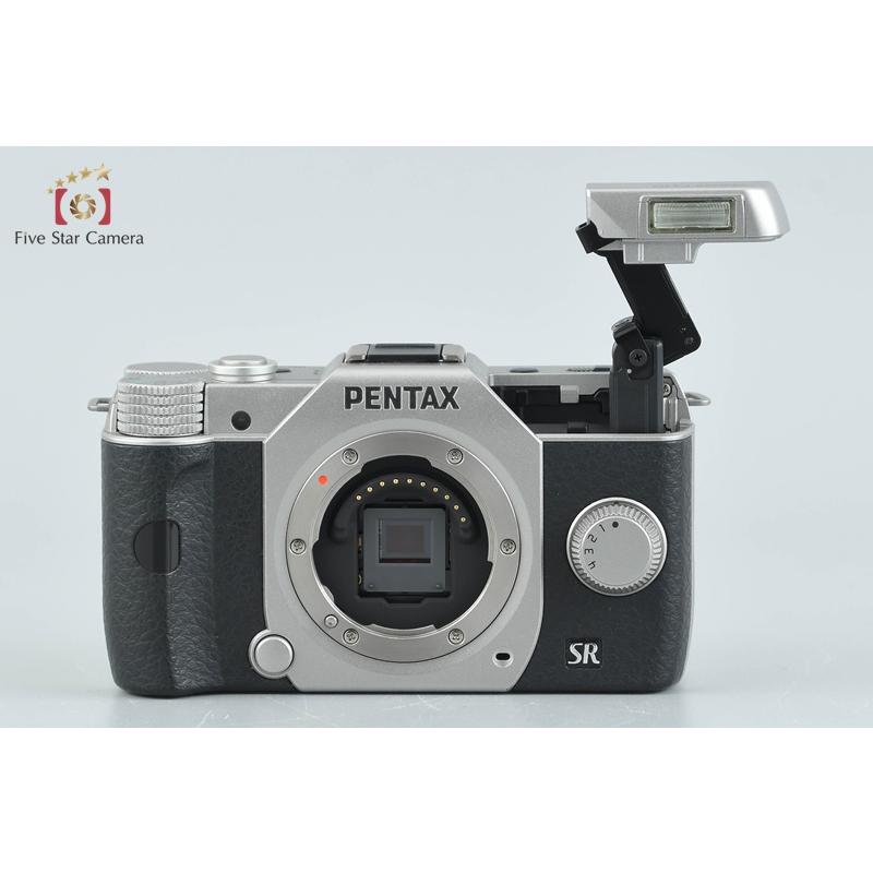 PENTAX Q10 本体 シルバー ペンタックス 【中古】PENTAX Q10 ダブルズームレンズキット シルバー