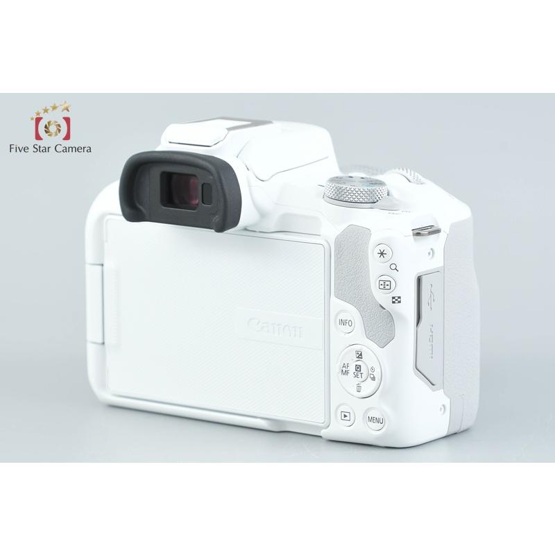 【中古】Canon キヤノン EOS R50 ダブルズームキット ホワイト シャッター回数僅少 元箱付き キヤノン（Canon） 【中古】Canon EOS R50 ダブルズームキット