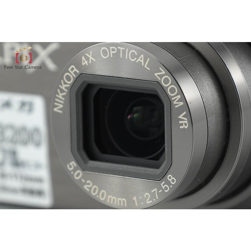【中古】Nikon ニコン COOLPIX S600 アーバンブラック コンパクトデジタルカメラ_7