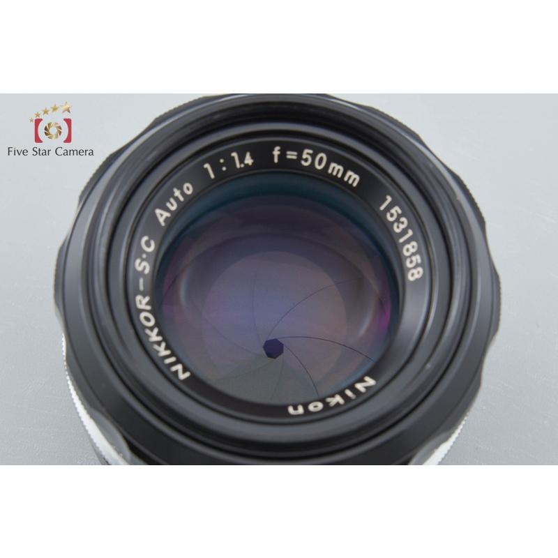 ニコン（Nikon） 【中古】Nikon NIKKOR-S.C Auto 50mm f/1.4 : 中古