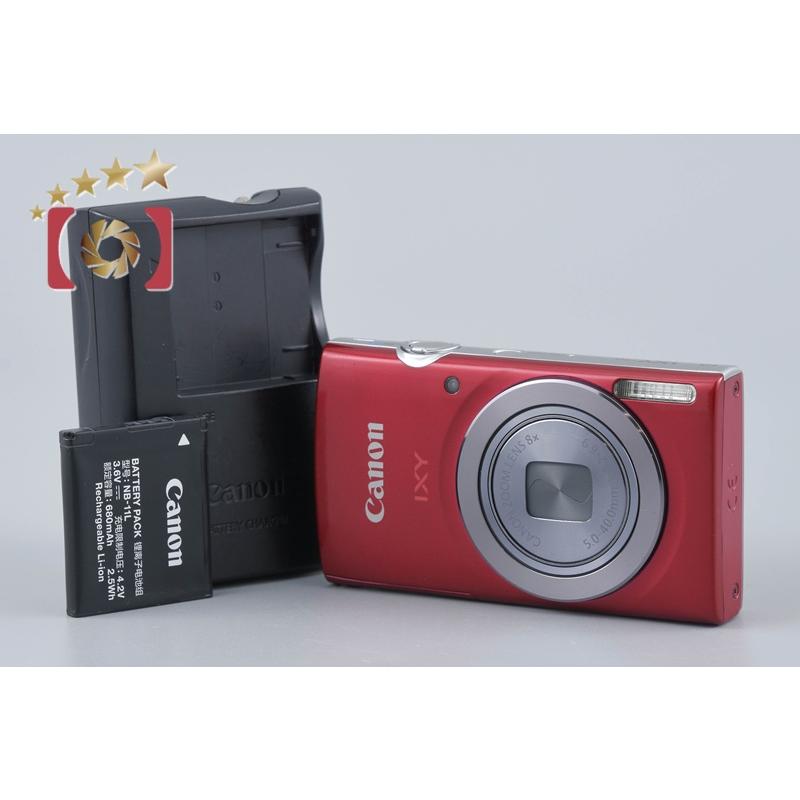 Canon IXY 150 コンパクトデジタルカメラ　中古品 キヤノン（Canon） 【中古】Canon IXY 150 レッド コンパクトデジタル