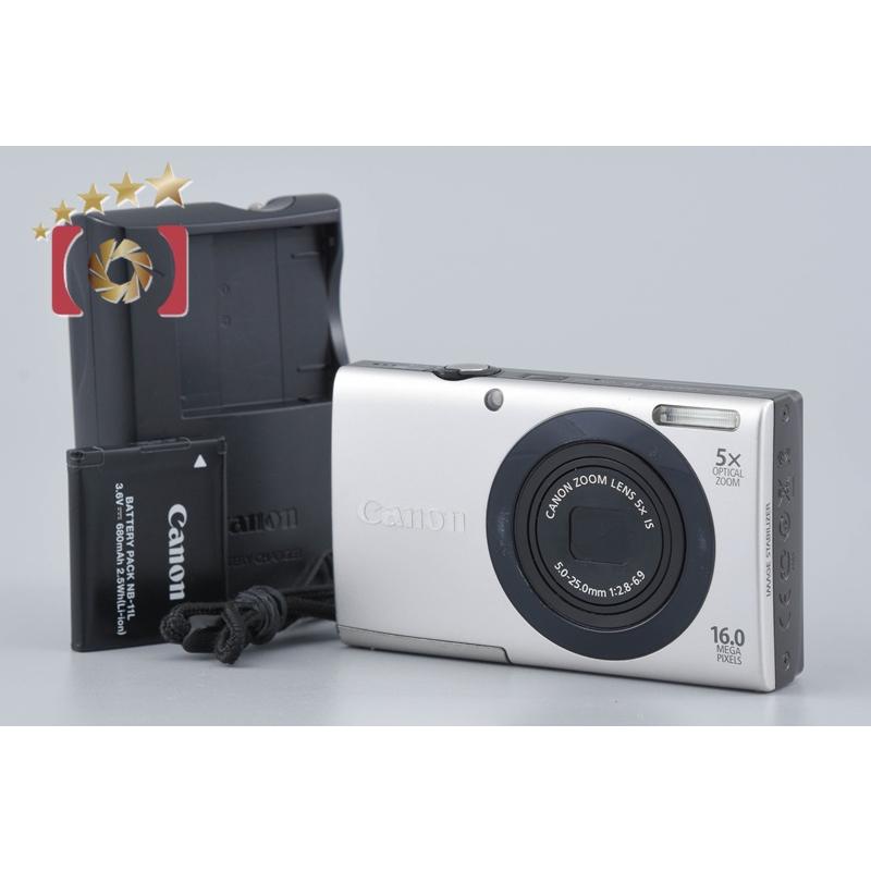CanonPowerShot A3400IS 本体デジタルカメラ　動作確認済 キヤノン（Canon） 【中古】Canon PowerShot A3400 IS シルバー
