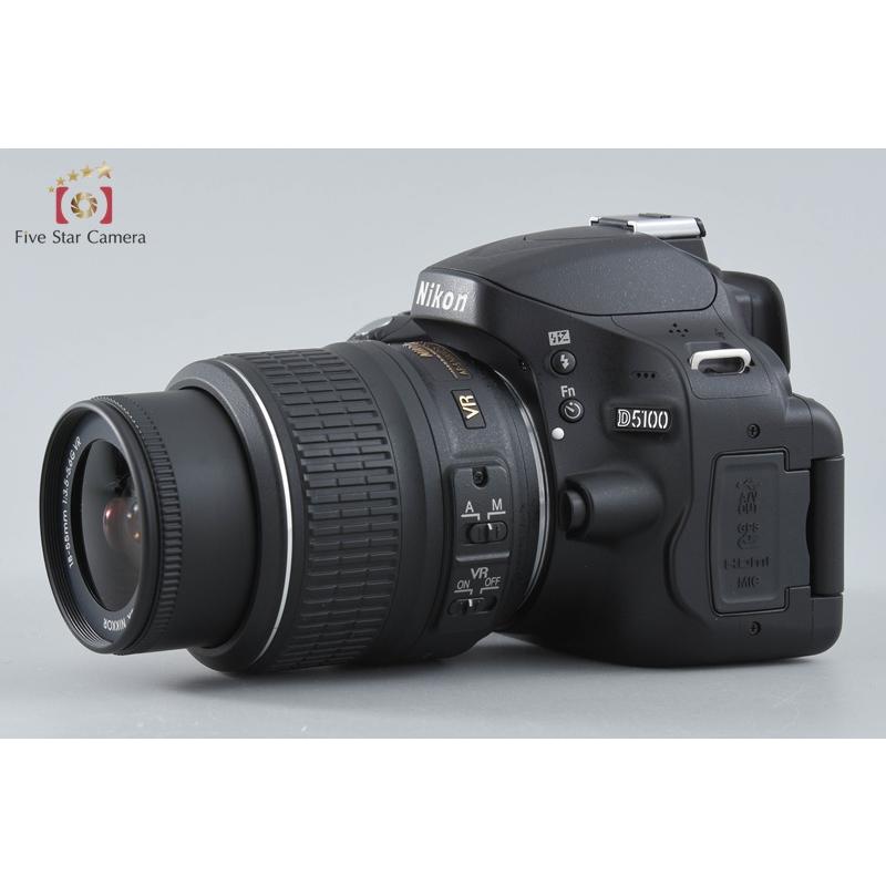 動作確認済み Nikon D5100 レンズキット　シャッター回数23458 ニコン（Nikon） 【中古】Nikon D5100 18-55 VR レンズキット