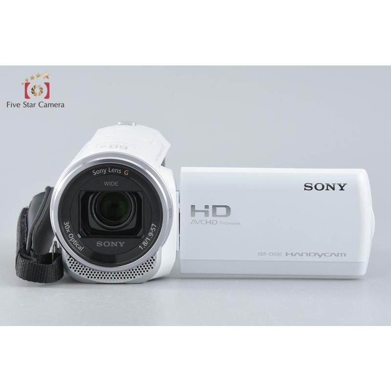 【中古】SONY ソニー ハンディカム HDR-CX680 ホワイト デジタルビデオカメラ SONY（ソニー） 【中古】SONY ハンディカム HDR-CX680 ホワイト