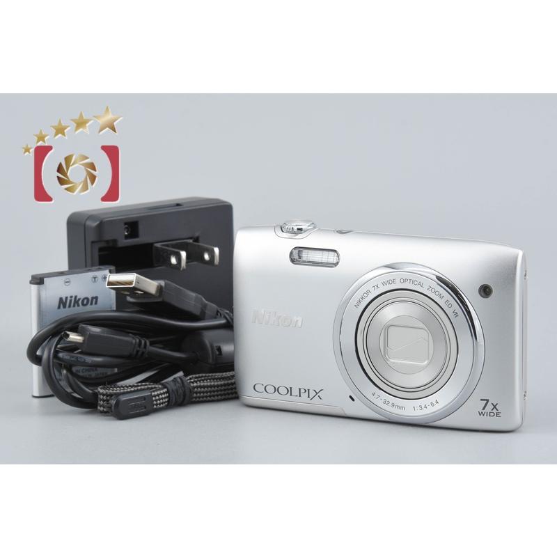 【ほぼ新品】 ニコン　Nikon COOLPIX S3500 クリスタルシルバー ニコン（Nikon） 【中古】Nikon COOLPIX S3500 クリスタルシルバー
