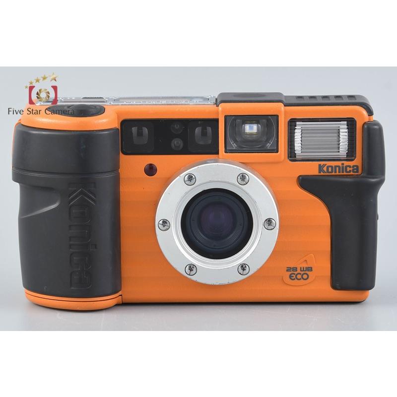 中古】Konica コニカ 現場監督 28WB ECO オレンジ コンパクトフィルム