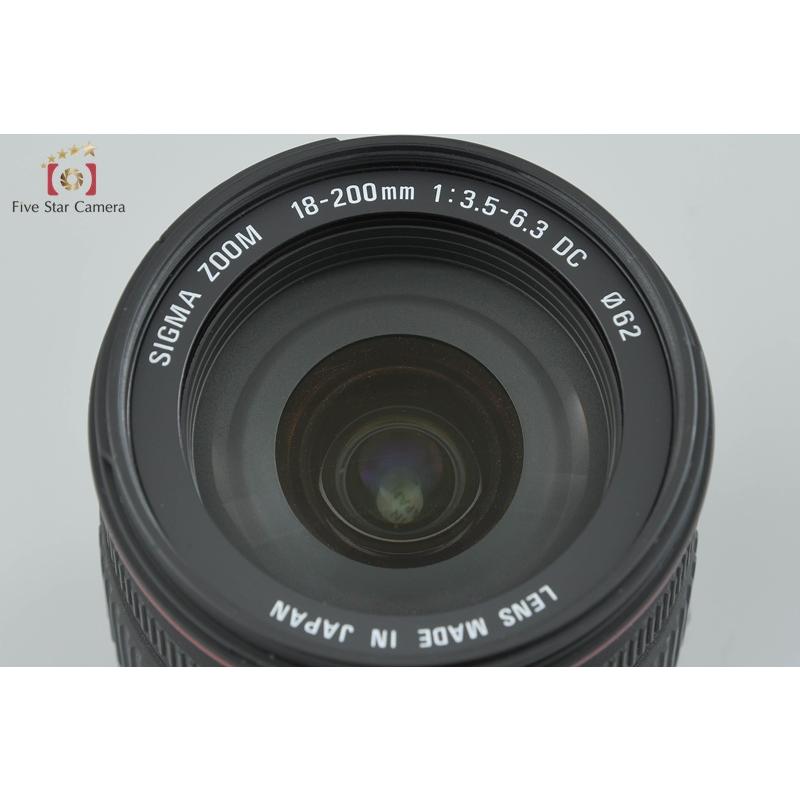 シグマ（SIGMA） 【中古】SIGMA 18-200mm f/3.5-6.3 DC キヤノン用 
