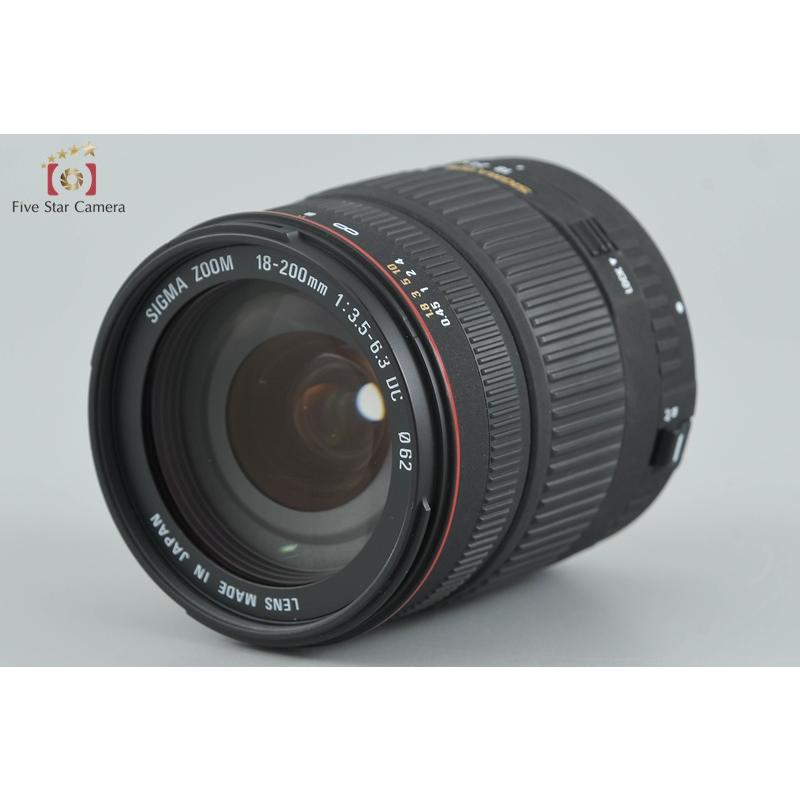 シグマ（SIGMA） 【中古】SIGMA 18-200mm f/3.5-6.3 DC キヤノン用 