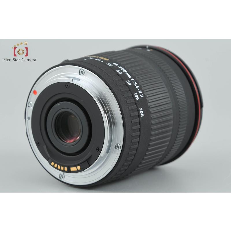 シグマ（SIGMA） 【中古】SIGMA 18-200mm f/3.5-6.3 DC キヤノン用 