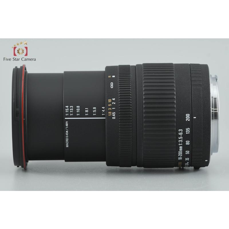シグマ（SIGMA） 【中古】SIGMA 18-200mm f/3.5-6.3 DC キヤノン用 