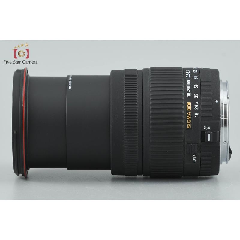 シグマ（SIGMA） 【中古】SIGMA 18-200mm f/3.5-6.3 DC キヤノン用 