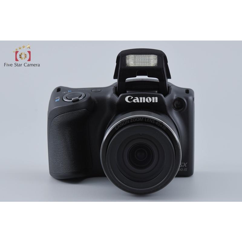 【中古】Canon キヤノン PowerShot SX430 IS ブラック コンパクトデジタルカメラ