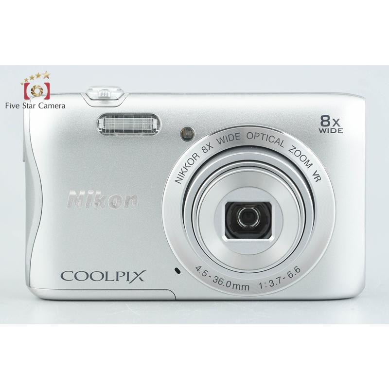 【中古】Nikon ニコン COOLPIX S3700 シルバー コンパクトデジタルカメラ 元箱付き ニコン（Nikon） 【中古】Nikon COOLPIX S3700 シルバー コンパクト