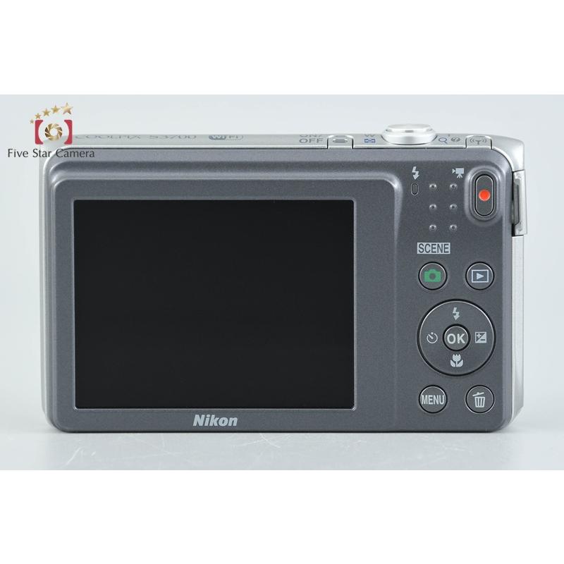 【中古】Nikon ニコン COOLPIX S3700 シルバー コンパクトデジタルカメラ 元箱付き ニコン（Nikon） 【中古】Nikon COOLPIX S3700 シルバー コンパクト