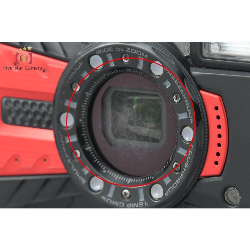 リコー（RICOH） 【中古】RICOH PENTAX ペンタックス WG-60 レッド