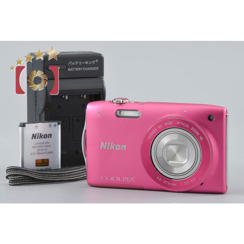 ニコン（Nikon） 【中古】Nikon COOLPIX S3300 ストロベリーピンク