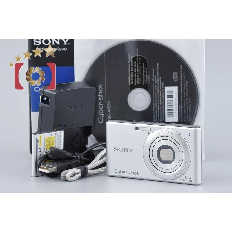 中古SONY Cyber-shot DSC-W530 デジタルカメラ Sony Cyber-Shot DSC-W530 14.1MP Digital Camera Silver DSC-W530S