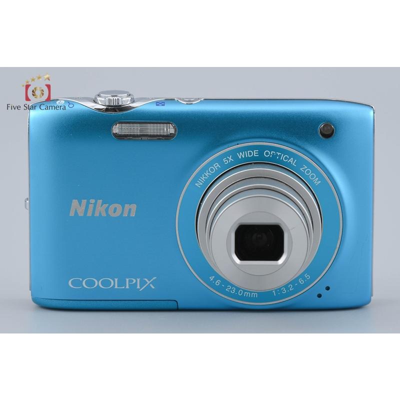 美品　動作品　Nikon　COOLPIX　S3100 コンデジ　カジュアルブルー Nikonデジタルカメラ COOLPIX S3100