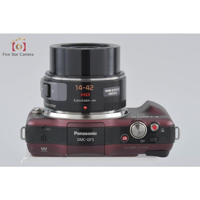 ルミックス DMC-GF3 14-42mmレンズ付き（中古品） Panasonic（パナソニック） 【中古】Panasonic LUMIX DMC-GF3