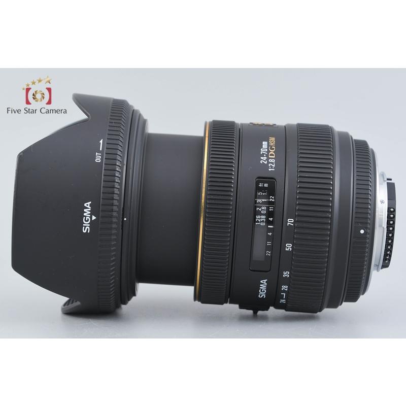 【中古】SIGMA シグマ 24-70mm f/2.8 EX DG HSM ニコン用_6