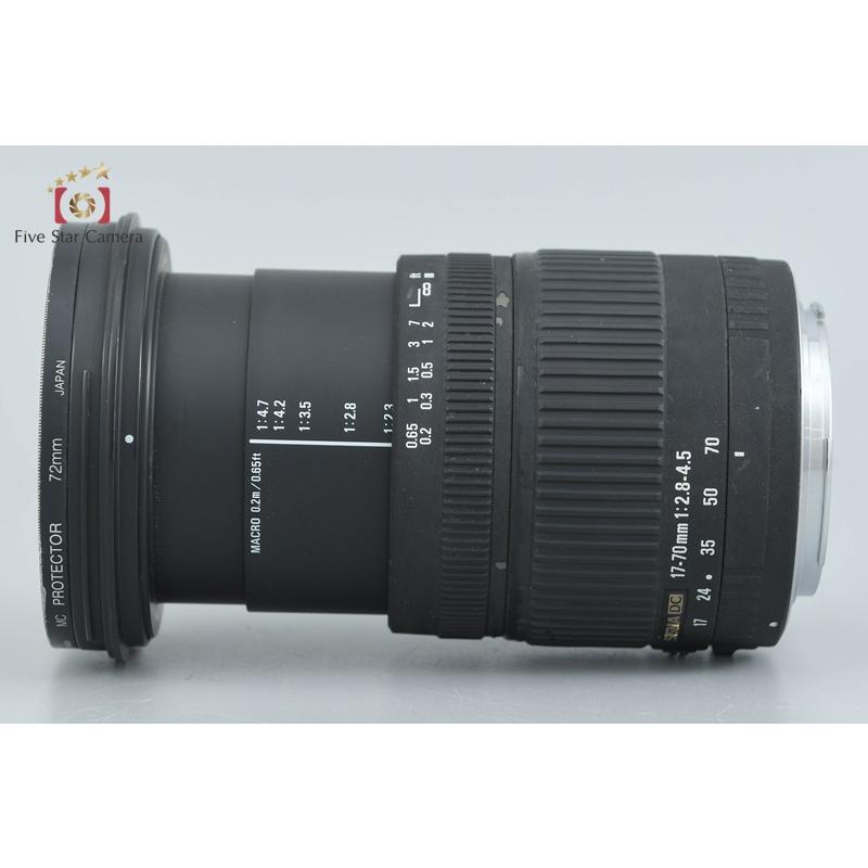 シグマ（SIGMA） 【中古】SIGMA 17-70mm f/2.8-4.5 DC キヤノン用