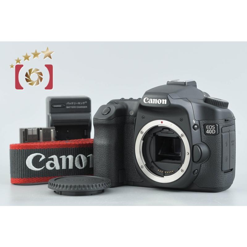 Canon EOS 40D デジタル一眼レフカメラ 本体 シャッター3200回 EOS 40D - キヤノンカメラミュージアム