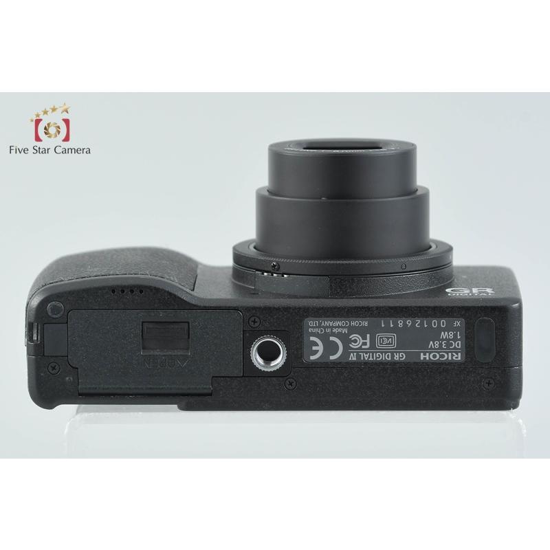 リコー（RICOH） 【中古】RICOH GR DIGITAL IV ブラック コンパクト