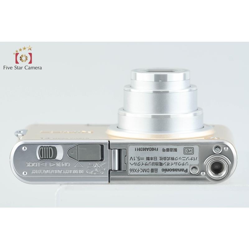 【デジカメ パナソニック LUMIX DMC-FX66 ゴールド】美品 Panasonic（パナソニック） 【中古】Panasonic LUMIX DMC-FX66