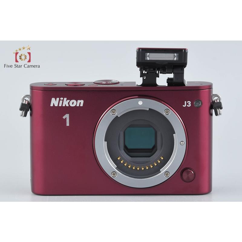 ニコン（Nikon） 【中古】Nikon 1 J3 レッド ミラーレス一眼カメラ