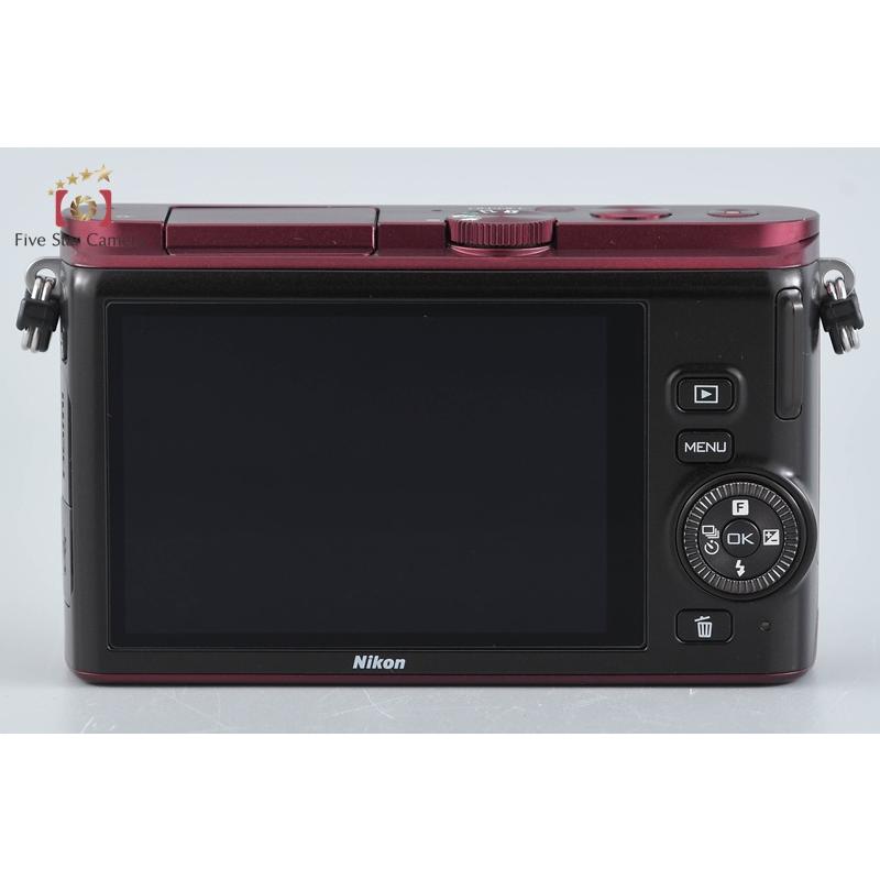 ニコン（Nikon） 【中古】Nikon 1 J3 レッド ミラーレス一眼カメラ