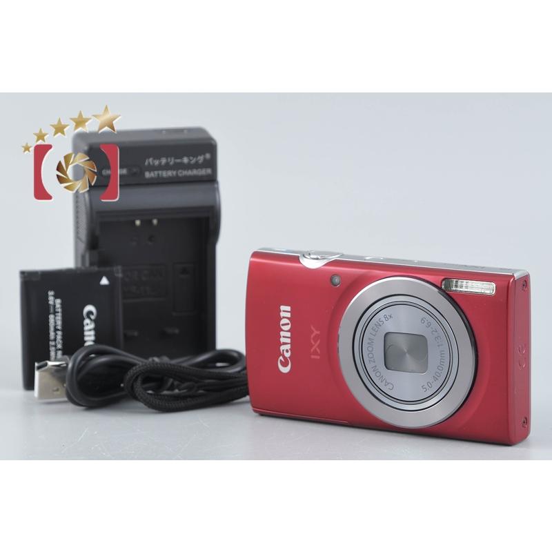 Canon IXY 150 コンパクトデジタルカメラ　中古品 キヤノン（Canon） 【中古】Canon IXY 150 レッド コンパクトデジタル