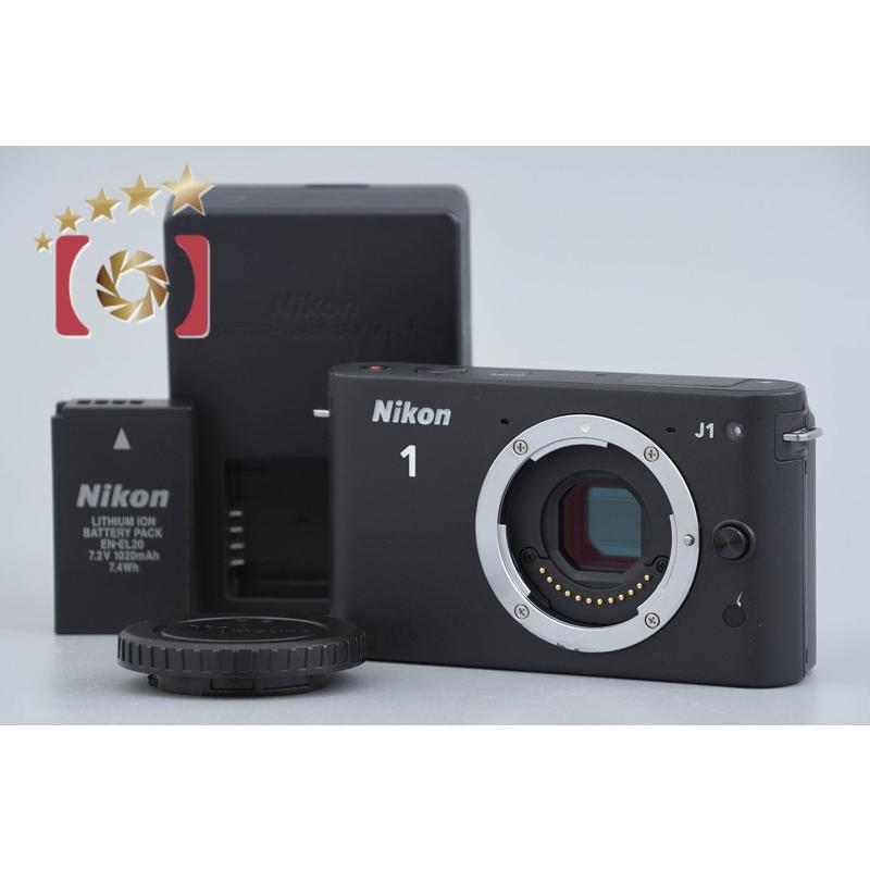 【中古】Nikon ニコン 1 J1 ブラック ミラーレス一眼カメラ シャッター回数僅少 ニコン（Nikon） 【中古】Nikon 1 J1 ブラック ミラーレス一眼カメラ