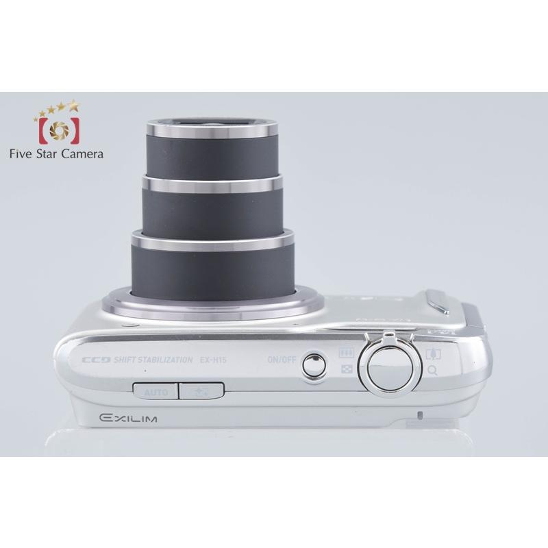 中古　CASIO EXILIM Hi-ZOOM EX-H15 シルバー CASIO（カシオ） 【中古】Casio EXILIM EX-H15 シルバー コンパクト