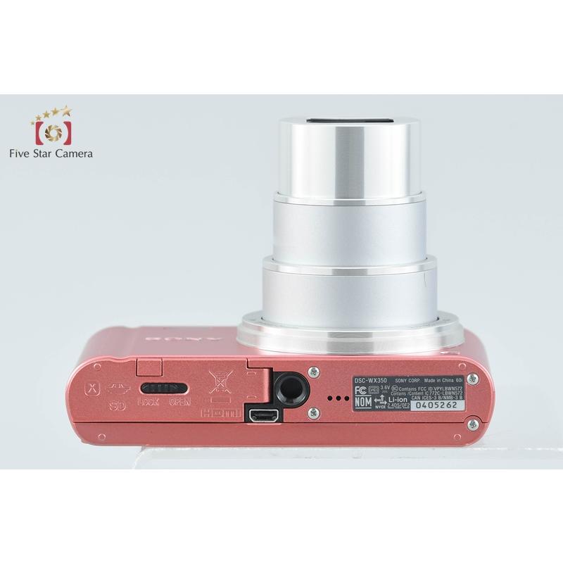SONY（ソニー） 【中古】SONY Cyber-shot DSC-WX350 ピンク コンパクト