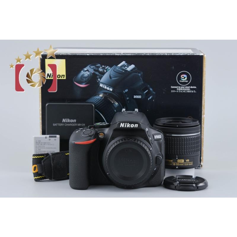 Nikon D5600 18-55 VR レンズキット シャッター数300回 ニコン（Nikon） 【中古】Nikon D5600 18-55 VR レンズキット