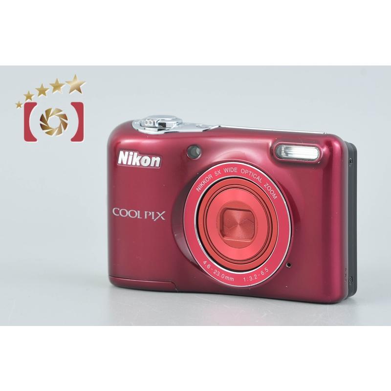 ニコン（Nikon） 【中古】Nikon COOLPIX L30 レッド コンパクト