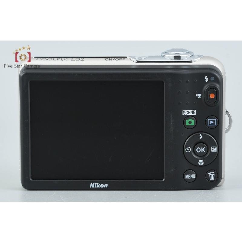 ニコン（Nikon） 【中古】Nikon COOLPIX L32 シルバー コンパクト