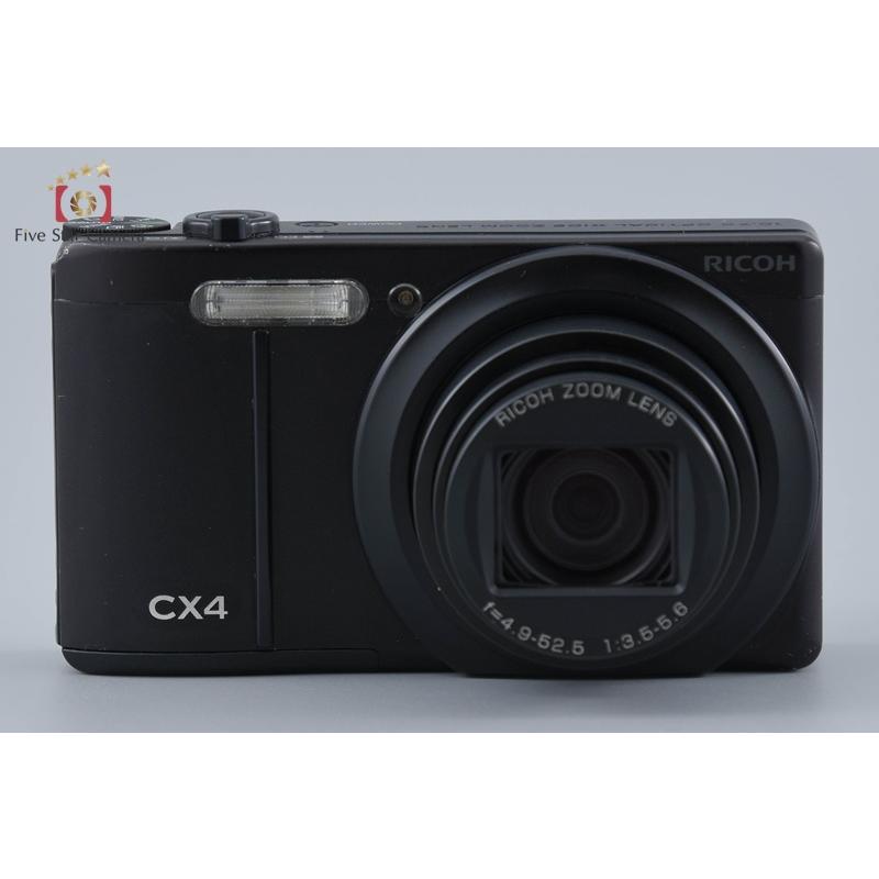 【極美品】RICOH CX-4 ブラック 付属品多数 動作⭕️ コンデジ デジカメ リコー（RICOH） 【中古】RICOH CX4 ブラック コンパクトデジタル