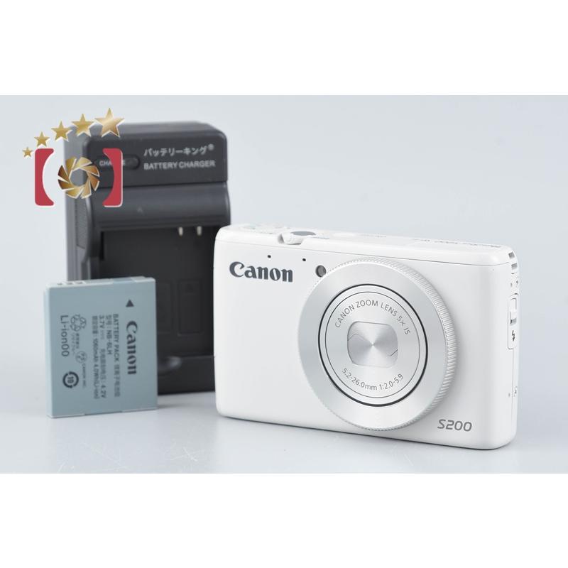 【中古】キャノン PowerShot S200 デジタルカメラ　セブンイレブン キヤノン（Canon） 【中古】Canon PowerShot S200 ホワイト