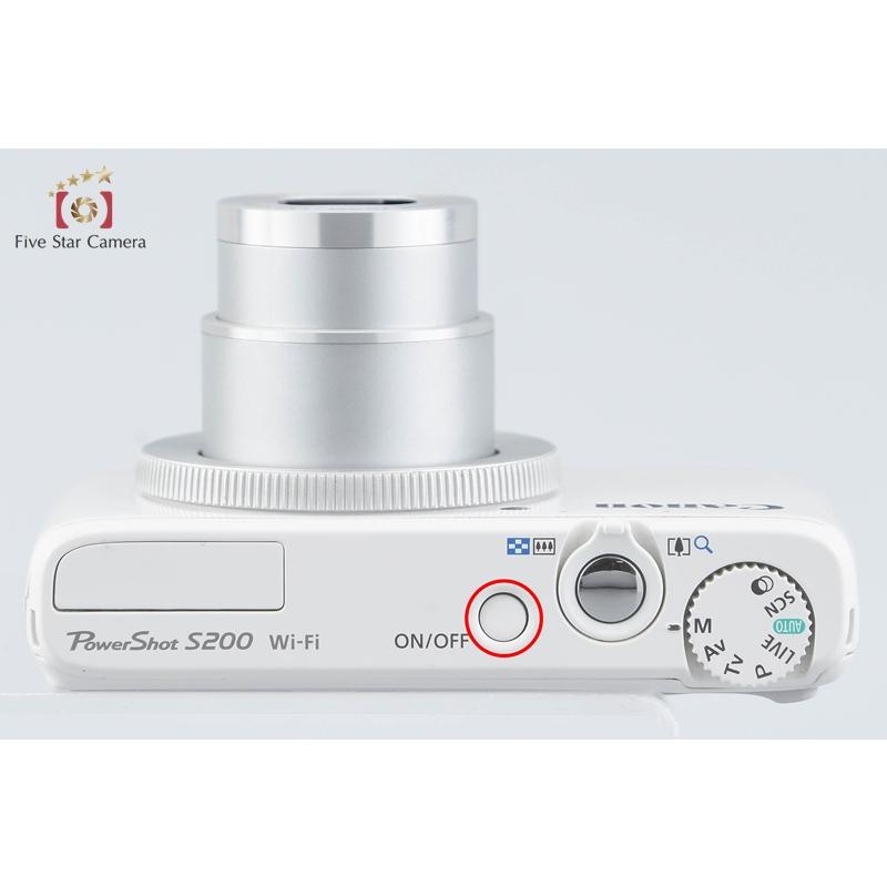 【中古】キャノン PowerShot S200 デジタルカメラ　セブンイレブン キヤノン（Canon） 【中古】Canon PowerShot S200 ホワイト